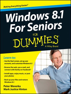cover image of Windows 8.1 For Seniors For Dummies